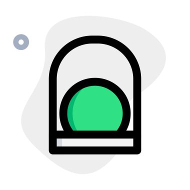 Dekoratif amaçlar için kullanılan lamba.