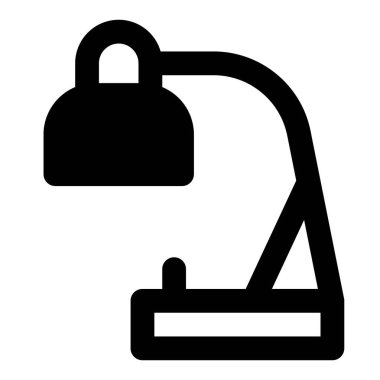 Çalışma için kullanılabilir katlanabilir masa lambası.