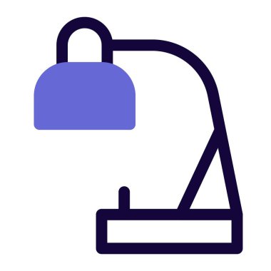 Çalışma için kullanılabilir katlanabilir masa lambası.