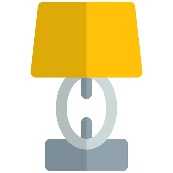 Lampe Table Décorative Ombragée Pour Éclairage Intérieur — Image vectorielle