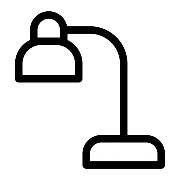 Портативная Лампа Столе — стоковый вектор