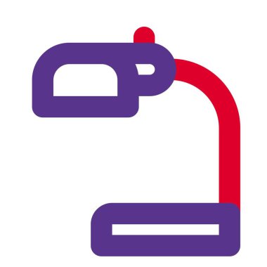 Masa başı standı olan küçük bir lamba..