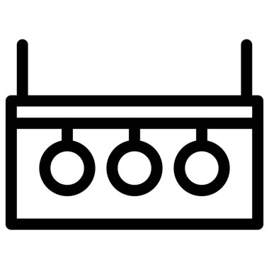 Salon içi için asma ışıkları ayarlandı