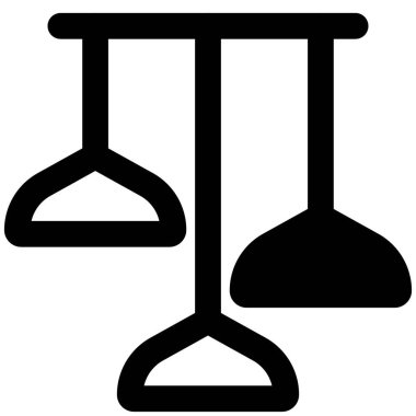 Zincirden sarkan dekoratif ışık