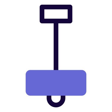 Oda dekoru olarak kullanılan zarif asma ışığı.