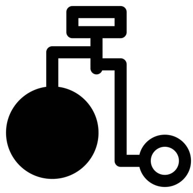 Bir hastanede duvara monte edilmiş operasyon ışığı