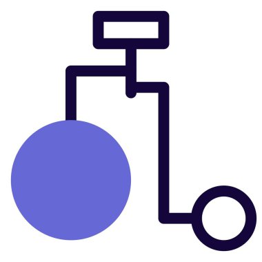 Bir hastanede duvara monte edilmiş operasyon ışığı