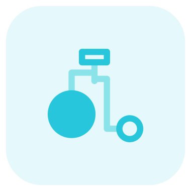 Bir hastanede duvara monte edilmiş operasyon ışığı