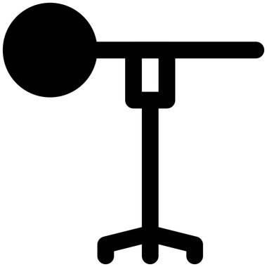 Ameliyat odası için cerrahi lamba standı.