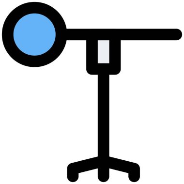 Ameliyat odası için cerrahi lamba standı.