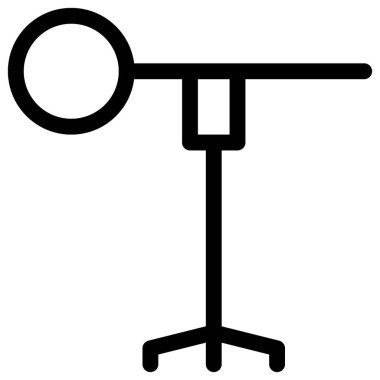 Ameliyat odası için cerrahi lamba standı.