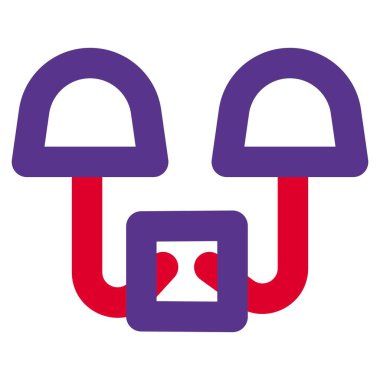 Işıklar için duvara monte edilmiş tutucu.