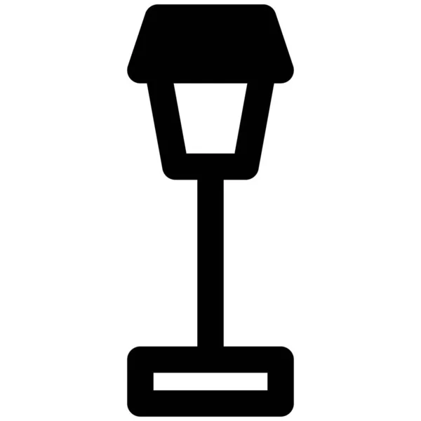Садовая Лампа Вечернего Использования — стоковый вектор