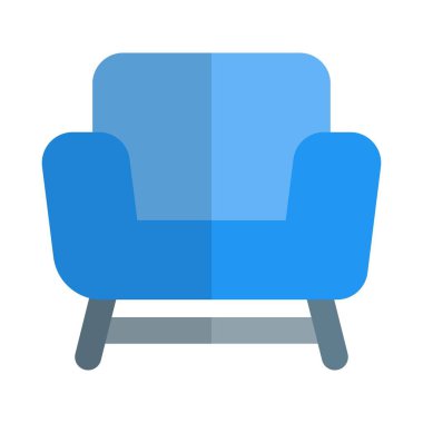 Oturma odası için yan dinlenme yeri olan şık bir koltuk..