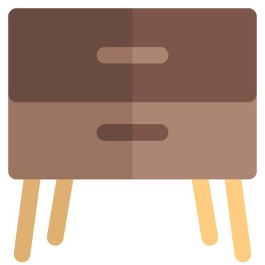 Ahşap büfe ya da çekmeceli masa.