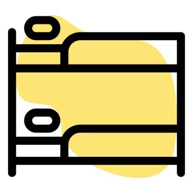 Küçük oda için verimli ranza.