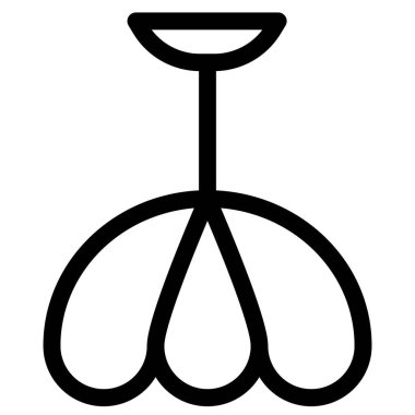 Avize, dekorasyon için süslü aydınlatma armatürü..