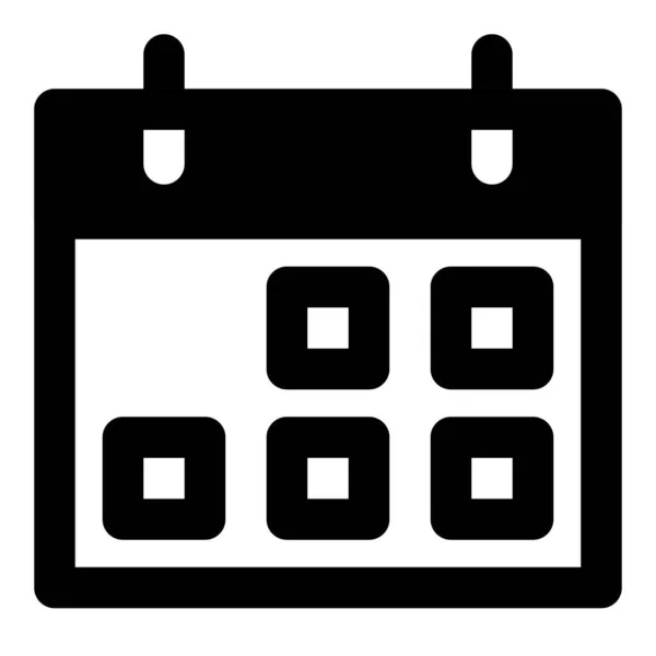 Kalender Ett Dagförvaltningssystem — Stock vektor