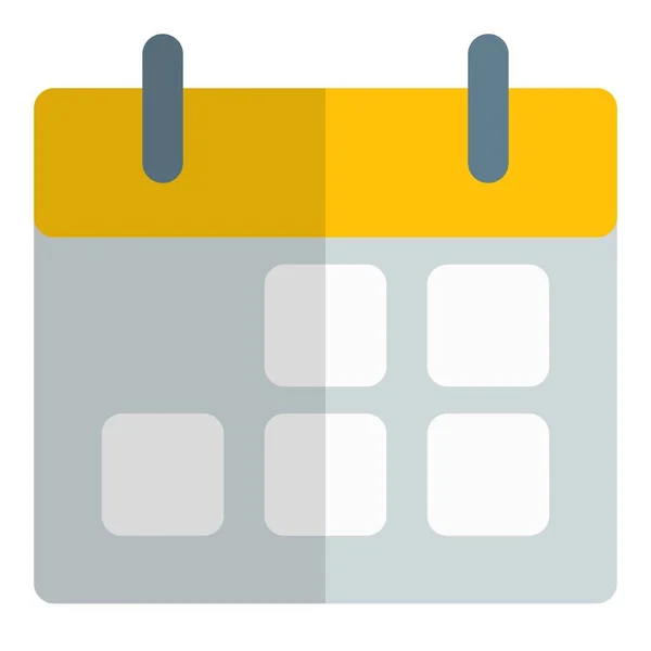 Kalender Een Dagmanagementsysteem — Stockvector