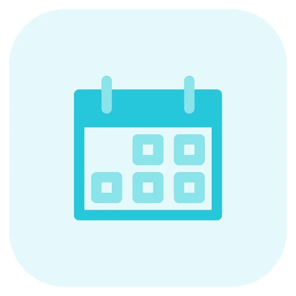 Calendario Sistema Gestión Diurna — Archivo Imágenes Vectoriales