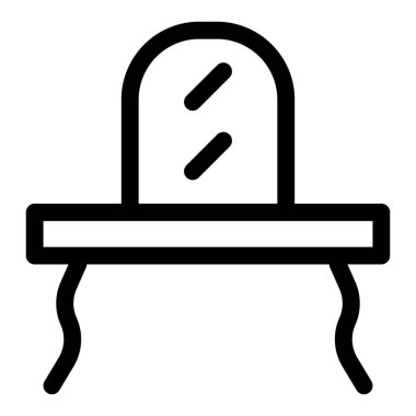 Kibir için antika ahşap masa..