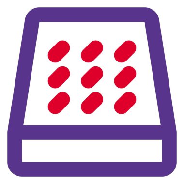 Yatak için rahat yastıklı.