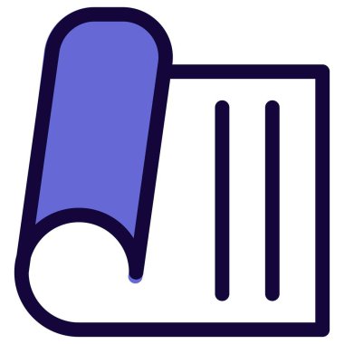 Egzersiz için kullanılan yumuşak yoga minderi..