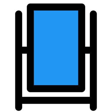 Büyük tahta ayna standı..