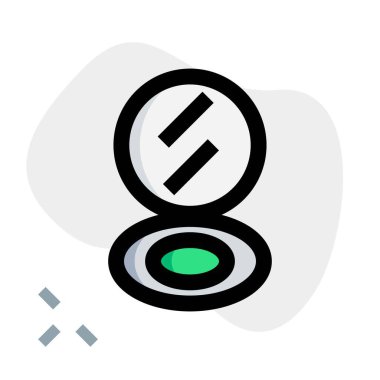 Dokunuşlar için kullanılan küçük, kullanışlı bir ayna..