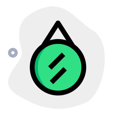 Duvarda asılı dekoratif küçük ayna..