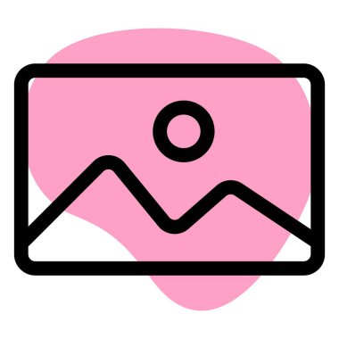 Dekorasyon odası arkaplanı için resim çerçevesi.