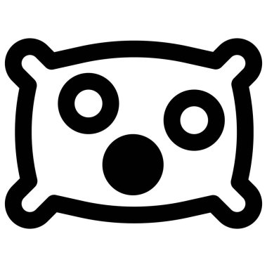 Yatak ve kanepe için yumuşak yastık.