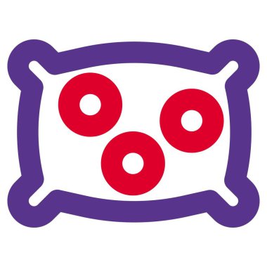 Yatak ve kanepe için yumuşak yastık.