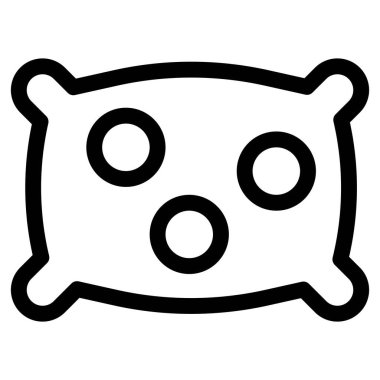 Yatak ve kanepe için yumuşak yastık.