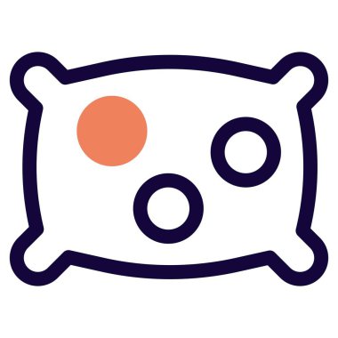 Yatak ve kanepe için yumuşak yastık.