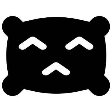 Rahatlamak için yatak odası yastığı..