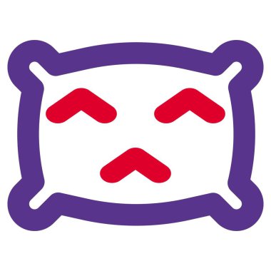 Rahatlamak için yatak odası yastığı..