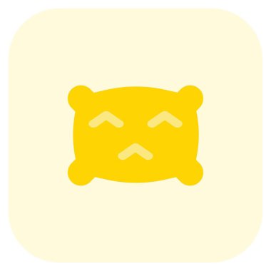 Rahatlamak için yatak odası yastığı..