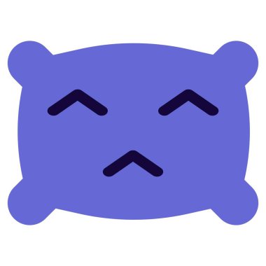 Rahatlamak için yatak odası yastığı..