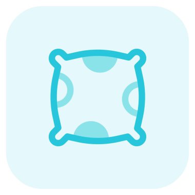 Rahatlamak için kanepeye yerleştirilmiş yastık..