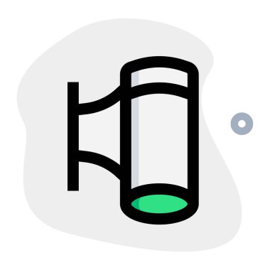 Gece lambası olarak kullanılan dekoratif şamdan.