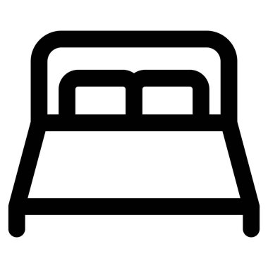 Yatağı olan üstü açık bir kanepe..