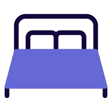 Yatağı olan üstü açık bir kanepe..