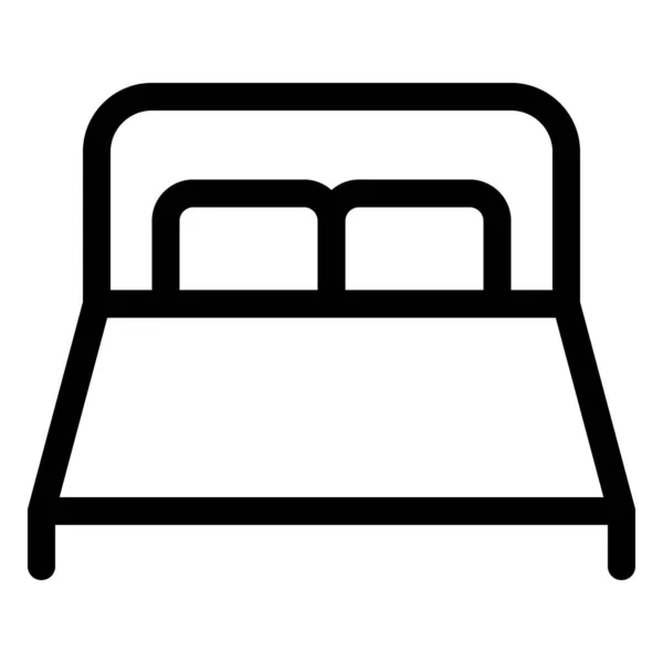 带床垫的可转换卧铺沙发 — 图库矢量图片