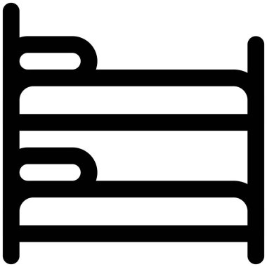 Çocuk odası için ikiz yatak hazır.