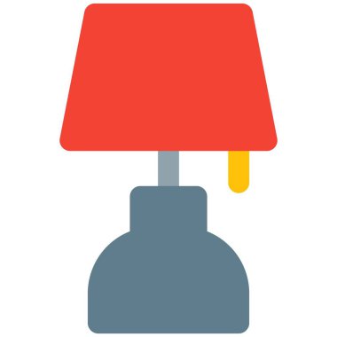 Bütünleşik anahtarı olan elektrikli masa lambası