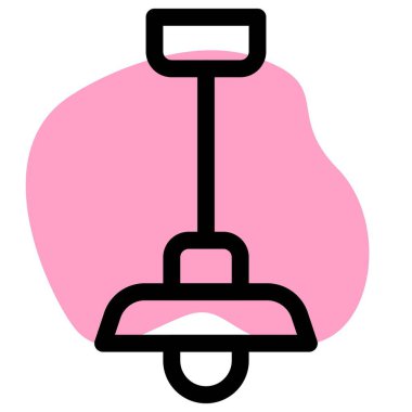 Ev dekorasyonu için asılmış tavan lambası.