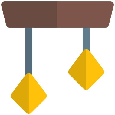 Koridor dekorasyonu için asimetrik asma ışıkları