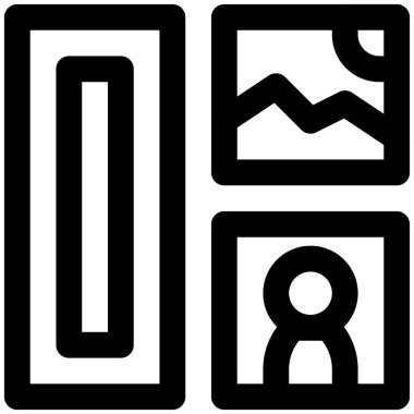 Duvar dekoru olarak kullanılan resimler