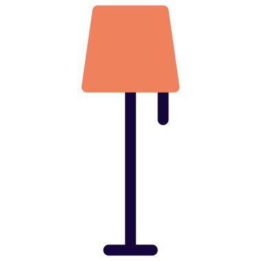 Salon dekorasyonu için uzun lamba standı